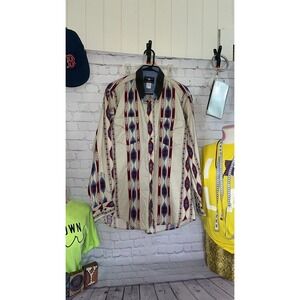 Vintage Size L— Flying R Ranchwear button up- great condition